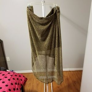 Gold skirt